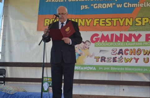 Otwarcie boiska sportowego w Chmielku - 27 maja 2018r.